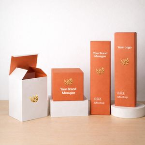 Caja de Cartón Plegable de Primera Calidad con Cierre Inverso Personalizado para Productos de Suplementos y Cuidado de la Piel - Product Image 1