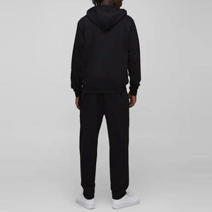 Survêtement à capuche pour homme, coupe confortable et tendance, en molleton doux au toucher, manches longues, coton et polyester, matière respirante, style décontracté - Product Image 6