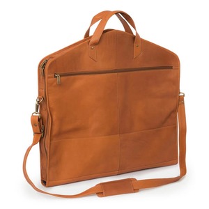 Premium Handmade Leather Weekender Garment Bag Suit Carrier <b>Heavy</b>-<b>Duty</b> <b>Zipper</b> Casual Simple Business Travel Luggage - Product Image 1