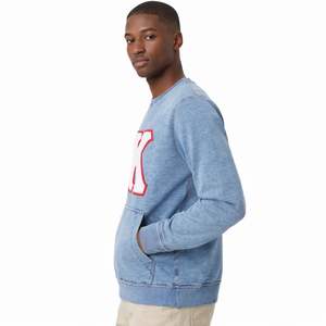 Kappa Alpha Psi Denim Chenille Crewneck True To Size Premium Denim Fabric Embroidered Greek Letter Crest Fraternity Apparel - Product Image 3