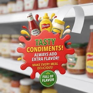 Présentoir publicitaire en PVC pour étagère de supermarché, panneau promotionnel, étiquette de présentation pour point de vente, signalétique suspendue pour marketing de détail - Product Image 4