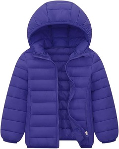 Veste matelassée à capuche pour enfants, personnalisée, formelle, douce, 100% polyester, imperméable, avec col montant, pour l'hiver - Product Image 6