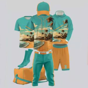 Seragam Baseball Lengkap dengan Set Kombinasi, Cepat Kering, Dapat Didaur Ulang, Unisex, Sublimasi, Ringan - Product Image 4
