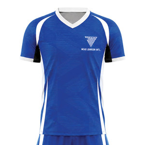 Uniformes de Fútbol para Equipos en Azul, Tallas para Hombres, Mujeres y Jóvenes, Ropa Deportiva Ligera de Secado Rápido para Entrenamiento, Venta al Por Mayor para Hombres - Product Image 3