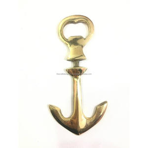 Abrebotellas de acero inoxidable con tema náutico de latón Vintage, diseño de ancla de barco, barra de uso doméstico, removedor de tapa de champán de tendencia, regalo - Product Image 4
