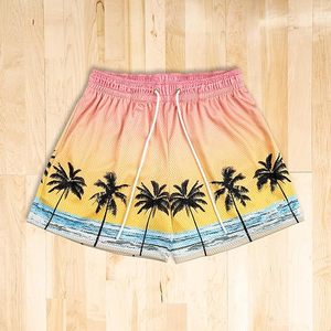 Modern Movements Men's Plus Size Board Shorts Mid Waist <b>Drawstring</b> Printed Casual Woven Spandex/Polyester Eco-Friendly 4-way - Product Image 2