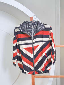 Nouvelle arrivée tendance veste réversible pour femmes double style imprimé géométrique léger vêtements d'extérieur décontractés à la mode Streetwear - Product Image 3