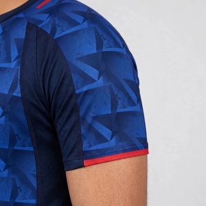 Maillot de football personnalisé pour homme, sublimation, séchage rapide, respirant, antibactérien, UPF 50+, polyester écologique, short de sport - Product Image 6