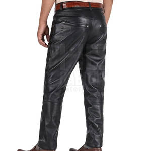 Pantalones de Cuero para Hombre Hechos en Pakistán, Cuero Suave, Material Duradero y Cómodo, Diseño Elegante para Uso en Exteriores - Product Image 2