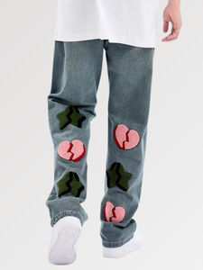 Jeans de Moda Urbana para Hombre 'Daddy Jack' Más Vendidos, Logotipo Personalizado, Cintura Elástica, Frente Plano, Alta Calidad, Estilo Urbano, Transpirables - Product Image 4