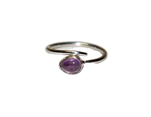 Bagues de fiançailles classiques en argent sterling 92,5 plaqué or 18 carats avec pierre précieuse naturelle fantaisie taille poire, sertissage à griffes, pour hommes et enfants - Product Image 1