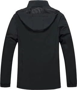 Chaqueta Softshell Personalizada para Hombre, Chaqueta con Capucha Impermeable y Cortavientos para Exteriores, OEM, ODM, Marca Privada, Logotipo Personalizado - Product Image 3