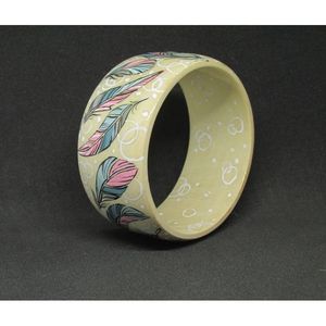 Handmade Artistic Sustainable <b>Indian</b> Wooden <b>Bangles</b> Unique Wood Jewelry RR ENTERPRISES - Product Image 2