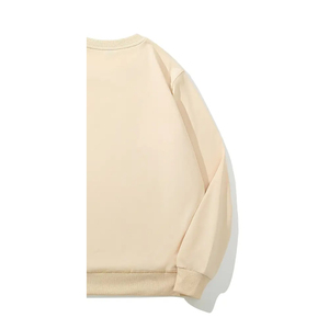 เสื้อสเวตเชิ้ตคอกลมผู้ชาย พรีเมียม ผ้าฝ้ายถักนิตติ้ง 100% ระบายอากาศได้ดี เป็นมิตรกับสิ่งแวดล้อม ลายพิมพ์นูนด้านหน้า - Product Image 4