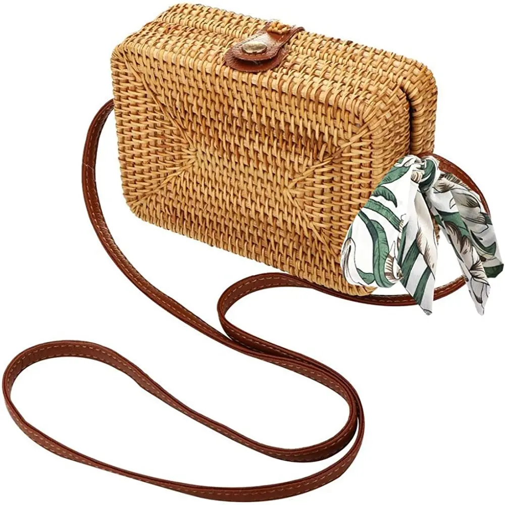 Hot Fashion Rattan Women Bag Very Beauty From Natural Material.