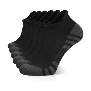 Wholesale <b>Men's</b> Premium Cotton Business Casual Ankle <b>Socks</b> – Breathable Summer Crew <b>Socks</b> in <b>White</b> Brown & Blue with Custom Size - Product Image 1