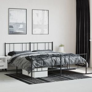 โครงเตียงเหล็กเคลือบผงสีดำขนาด 72 x 84 นิ้ว ประเภทสินค้าเตียงโลหะ - Product Image 4