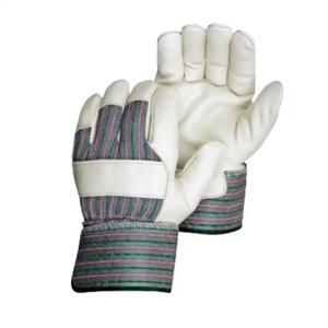 Gants de sécurité robustes en cuir grainé de vachette, réfléchissants, pour travaux de construction, vêtements de travail pour monteurs canadiens, construction industrielle - Product Image 3