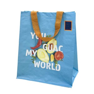 Sac de courses réutilisable en PP tissé laminé BOPP, personnalisé, design sur mesure et plusieurs tailles, sacs écologiques OEM/ODM au Vietnam - Product Image 1
