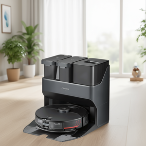 Robot aspirateur et serpillière intelligent 5100Pa avec contrôle par application, cartographie 3D et auto-nettoyage - Product Image 3