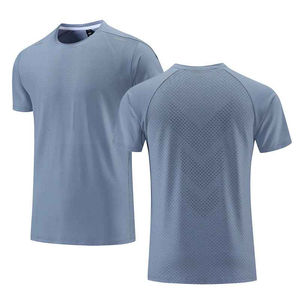 Camiseta Deportiva para Hombre, Corte Ajustado, Transpirable, con Tejido de Punto, Secado Rápido y Ligera para Ejercicio - Product Image 4