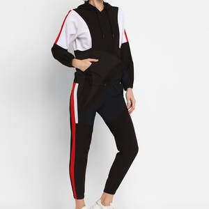 Venta Directa de Fábrica, Conjunto Casual de 2 Piezas para Mujer de Alta Calidad, Sudadera con Capucha de Felpa para Otoño, 100% Algodón, Hecho en Pakistán - Product Image 1