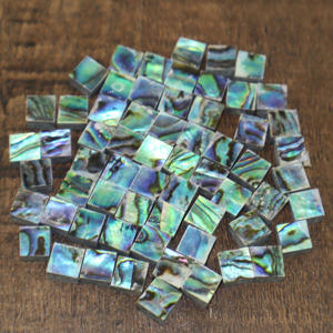 Cabujón de Concha de Abulón Natural, Gema de Forma Cuadrada de 6mm, Piedra Suelta para Fabricación de Joyas, Suministro al por Mayor a Granel desde India - Product Image 3