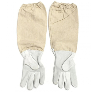 Combinaison d'apiculteur avec capuche et écran facial en maille, beige, coupe régulière, pour l'apiculture - Product Image 3