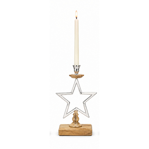 Porte-bougie moderne en spirale pour Noël, support de bougie en métal avec ruban, doré et argenté, centre de table - Product Image 4