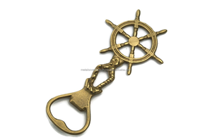 Ouvre-bouteille marin en laiton massif, écologique, résistant au lave-vaisselle, décoratif pour la maison ou le bar - Product Image 6