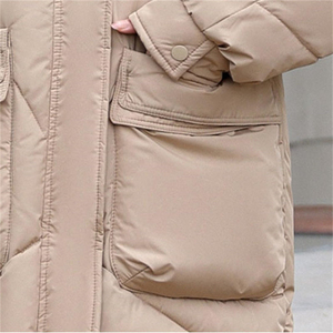 Manteaux pour femmes grandes tailles à couverture extra-large, design long pour une protection optimale, parkas, doudounes, manteaux matelassés, manteaux d'extérieur pour femmes - Product Image 4