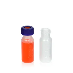 Alwsci P-FAS testing pp vial 2mL 9-425 Wide Opening PP Screw Vial with Graduations Transparent