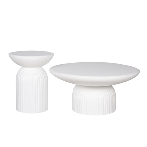 Vietnam Factory Eco-Friendly Designer Coffee <b>Table</b> Set Concrete Coffee <b>Table</b> For Commercial Projects - Product Image 1