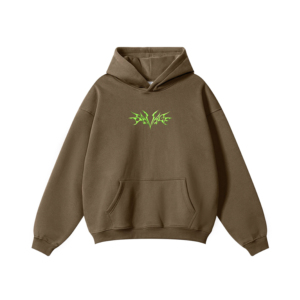 Sweat-shirts à capuche personnalisés en coton French Terry épais 500 GSM, délavés à l'acide, effet usé, pour hommes, impression sérigraphique - Product Image 1