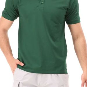 เสื้อโปโล Legends รุ่นผู้ชาย สีเขียวฟอเรสต์ แขนสั้น ผ้าคอตตอนปิเก้ สไตล์ลำลอง รับผลิตเสื้อผ้าตามสั่ง ขายส่ง - Product Image 3