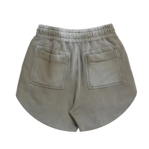 Shorts de Color Sólido Teñido Liso de Alta Calidad 2026, Ajustables, Nuevo Diseño Personalizado, Shorts con Lavado Ácido para Hombre - Product Image 6