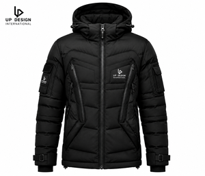 Chaqueta de Invierno Acolchada con Capucha para Hombre, Impermeable, Aislada, Estilo Parka, Fabricante OEM ODM - Product Image 1