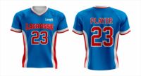 Nouveau design, meilleure qualité, maillot de lacrosse imprimé avec logo personnalisé, 100% polyester, respirant et à séchage rapide, prix bas