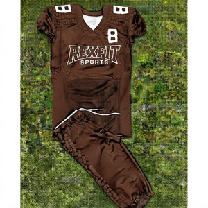 Uniformes de football américain personnalisés, ensemble de maillot et de pantalon de football sublimés, vêtements de sport respirants, fabricant - Product Image 3