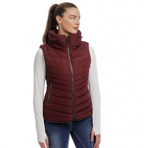 Premium womens equestrian <b>gilet</b> designed with slim tailored cut breathable soft fabric moisture control lining with <b>cheap</b> price - Product Image 3