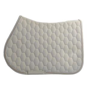 Tapis de selle en cuir équestre avec doublure en tissu, logo personnalisé, équipement d'équitation de haute qualité, respirant et à séchage rapide - Product Image 3