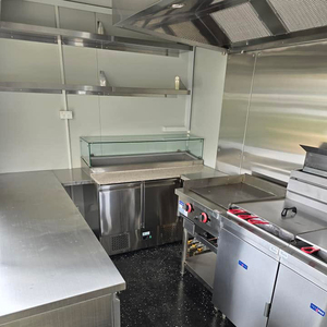 Food Truck con Vetrina Refrigerata Esterna e Cucina Commerciale Completamente in Acciaio Inox per Patatine Fritte e Fast Food - Product Image 5