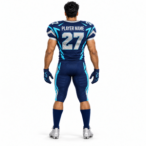 Kit d'équipe de football américain personnalisé, maillot et pantalon imprimés sur mesure pour les joueurs adultes unisexes, entraînement, jour de match, sport - Product Image 4