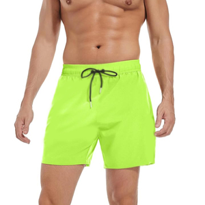 Men Neon Green Black Lace 2 1 Double Layer <b>Gym</b> <b>Shorts</b> Compression Inner Lining <b>Phone</b> <b>Pocket</b> Zipper Fly High Quality Customizable - Product Image 5