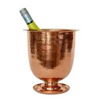 Support à bouteilles de vin en métal rustique avec poignées tête de cerf argentées, refroidisseur de fête, design durable, étanche, style côtier, résistant à la rouille