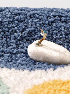 Tapis de bain moderne personnalisé ultra doux à motif floral, très absorbant et antidérapant, un best-seller - Product Image 2