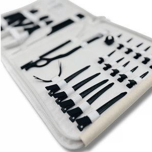 Heavy Duty Hair Extension Plier <b>Kit</b> for Micro Ring <b>Bead</b> Application Removal and Styling Tool Set - Product Image 6