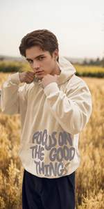 Mens acid wash oversized <b>hoodie</b> streetwear casual <b>gym</b> wear heavy fabric pullover <b>hoodie</b> winter - Product Image 5