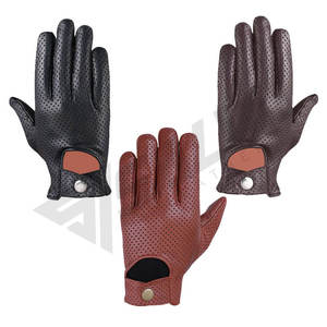 Guantes de Vestir de Alta Calidad para Hombre, Guantes de Cuero de Moda, Guantes para Conducir Automóviles - Product Image 6