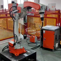 Robots automáticos industriales brazo 6 ejes programable Universal Robot brazo Robot máquina de soldadura inteligente LIMPIEZA DE ACERO INOXIDABLE